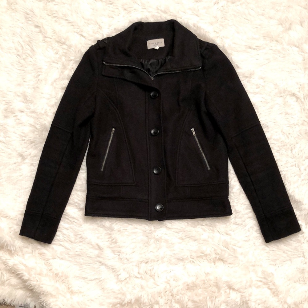 Puff & Bear Collection Simple Black Jacket